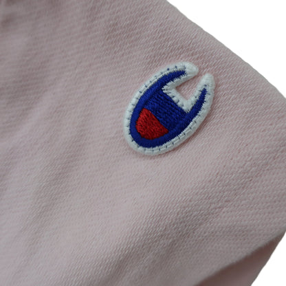 Champion(チャンピオン) 半袖モックネックシャツ ピンク レディース MEDIUM B