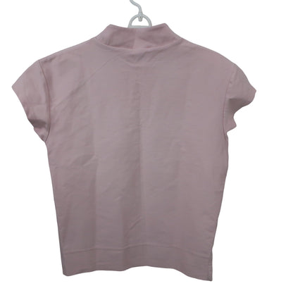 Champion(チャンピオン) 半袖モックネックシャツ ピンク レディース MEDIUM B
