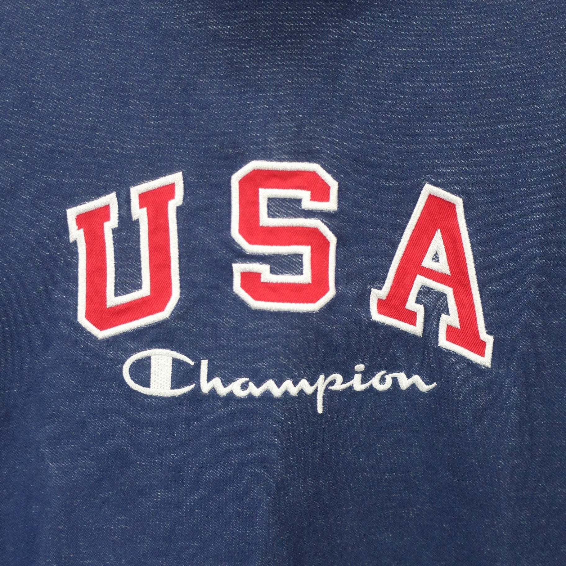 Champion(チャンピオン) 半袖モックネックシャツ ネイビー レディース MEDIUM A