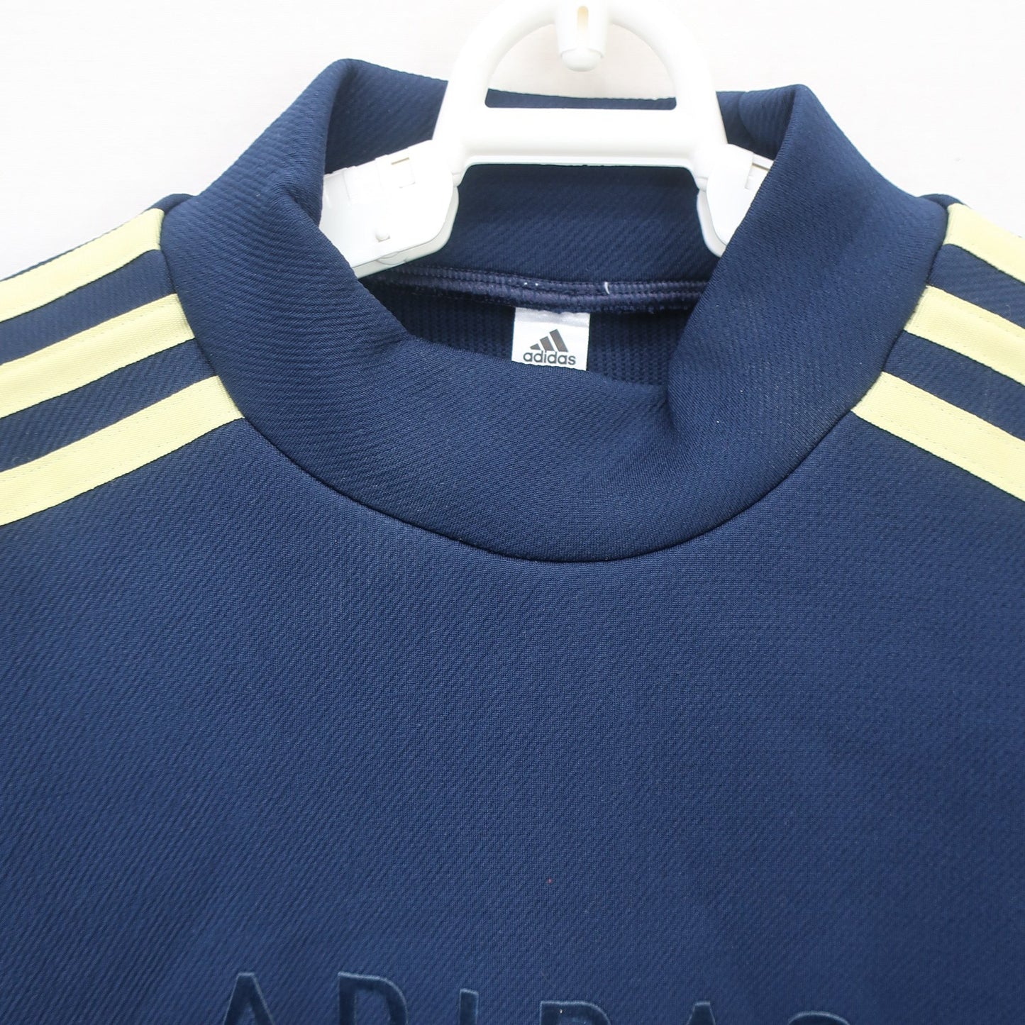 adidas(アディダス) 長袖モックネックシャツ ネイビー レディース M A