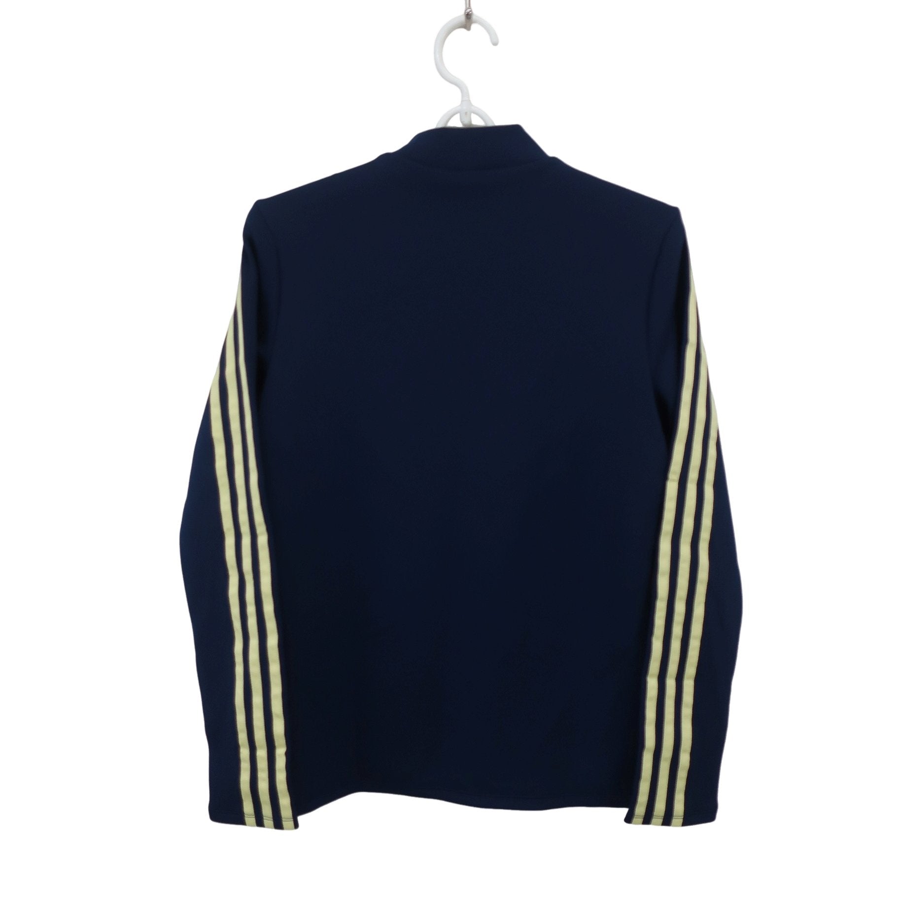 adidas(アディダス) 長袖モックネックシャツ ネイビー レディース M A