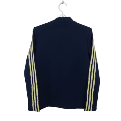 adidas(アディダス) 長袖モックネックシャツ ネイビー レディース M A
