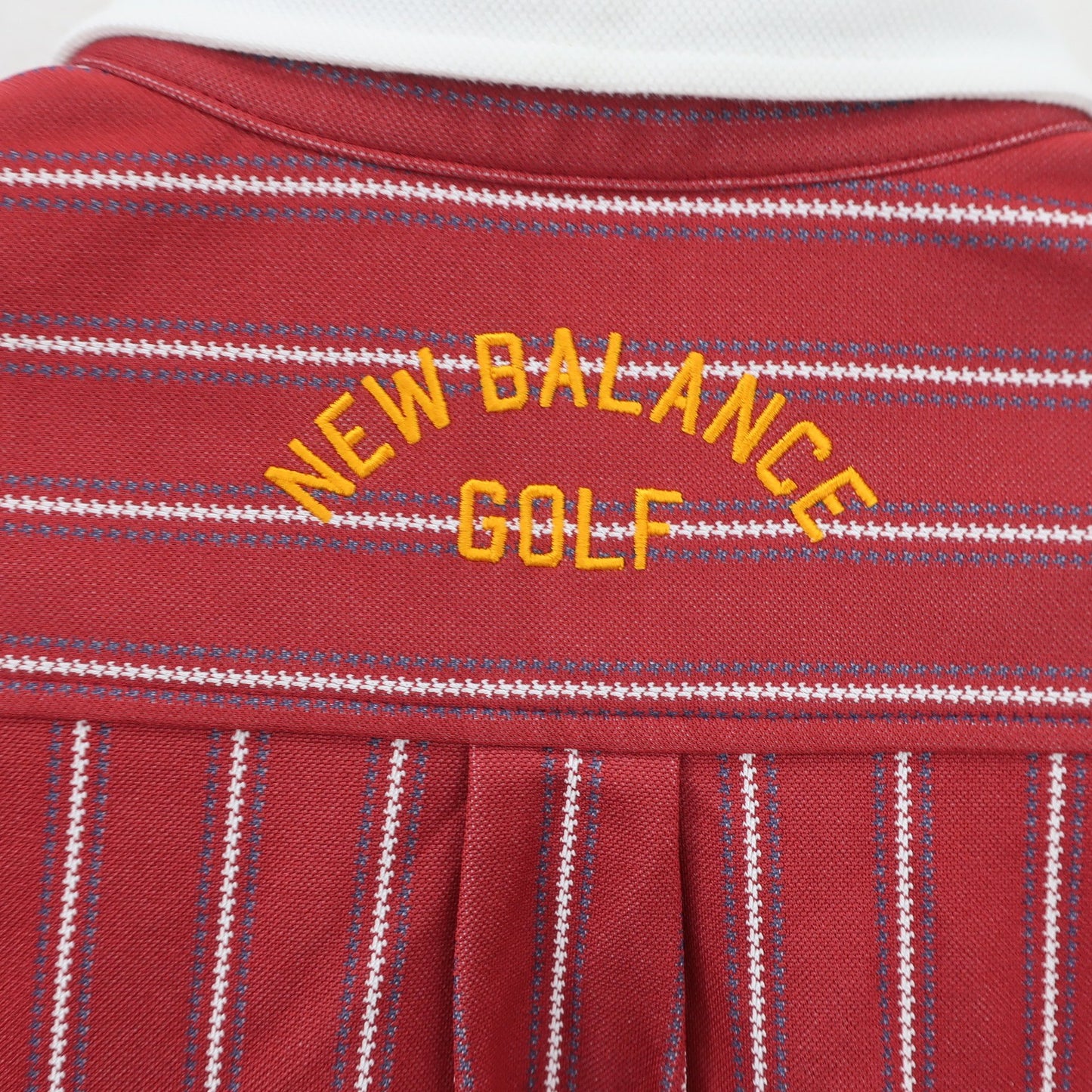 New Balance golf(ニューバランスゴルフ) 長袖ポロシャツ 赤系ストライプ レディース 0 012-7269502 A