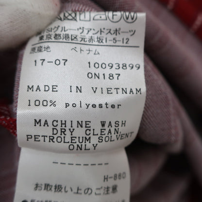 New Balance golf(ニューバランスゴルフ) 長袖ポロシャツ 赤系ストライプ レディース 0 012-7269502 A
