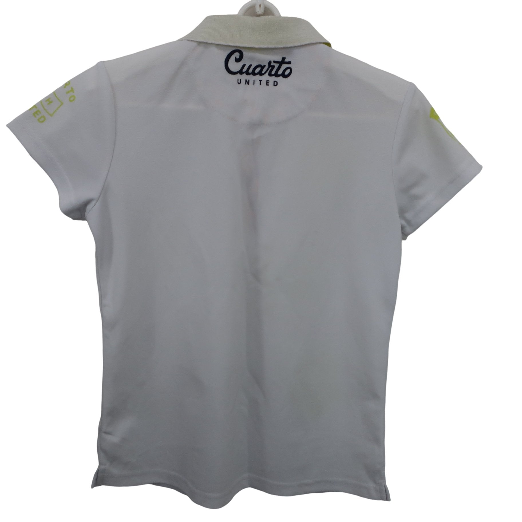 Cuarto UNITED(クアルトユナイテッド) ポロシャツ 白 レディース M A