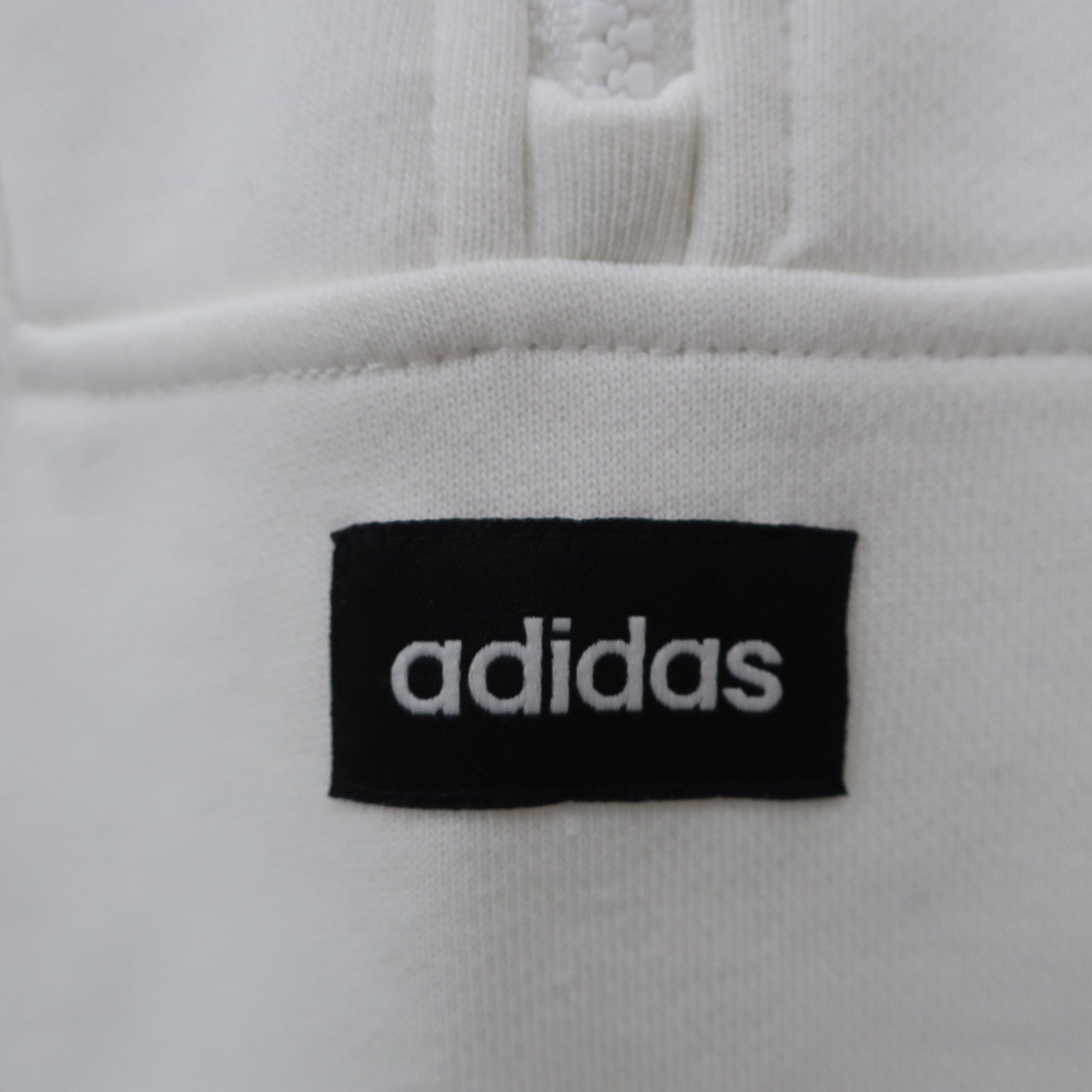 adidas(アディダス) ハーフジップトレーナー 白 レディース S A