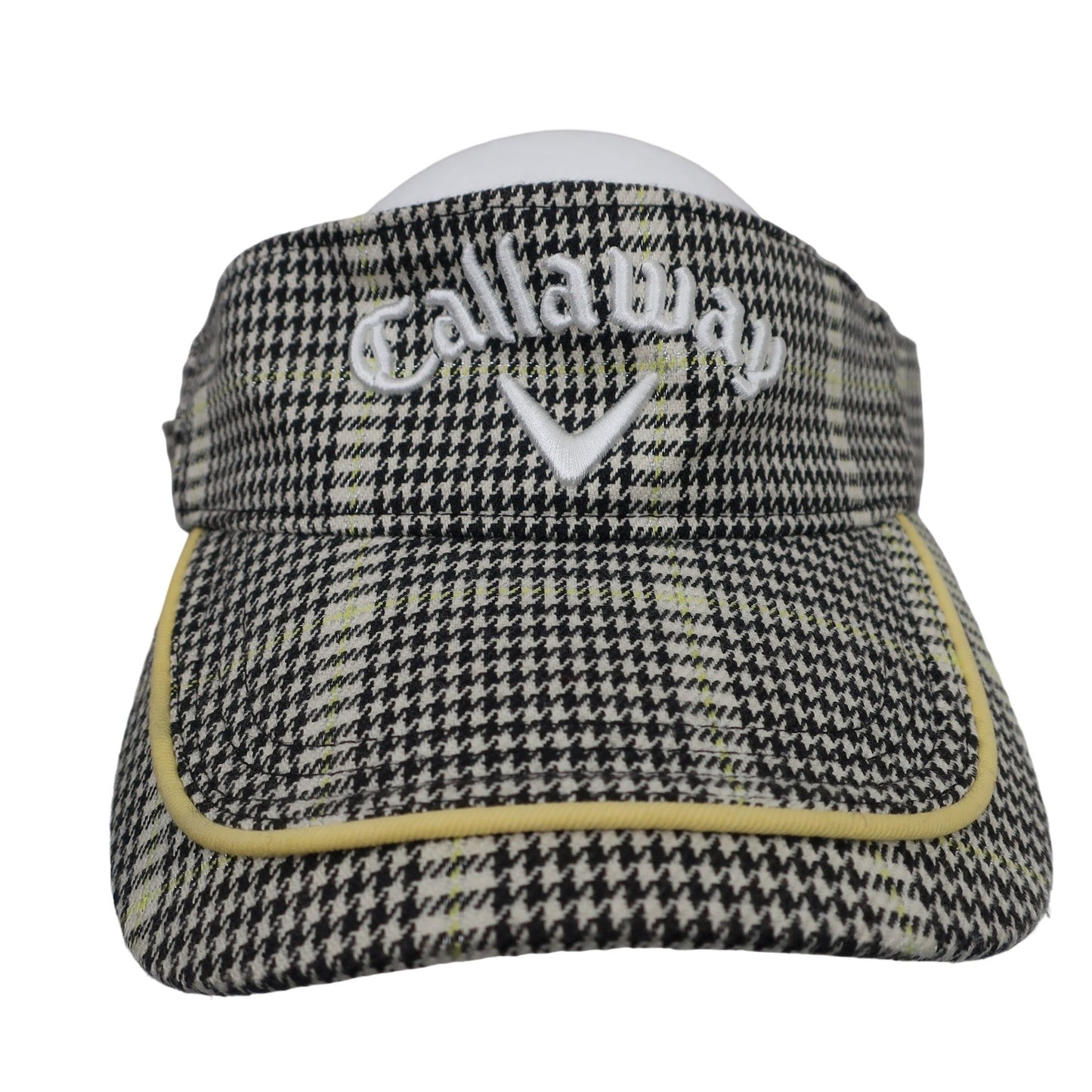 Callaway(キャロウェイ) サンバイザー 白黒系総柄 レディース フリーサイズ B