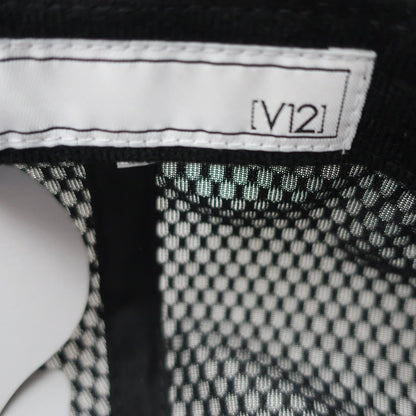V12(ヴィトゥエルブ) キャップ 黒 レディース フリーサイズ S