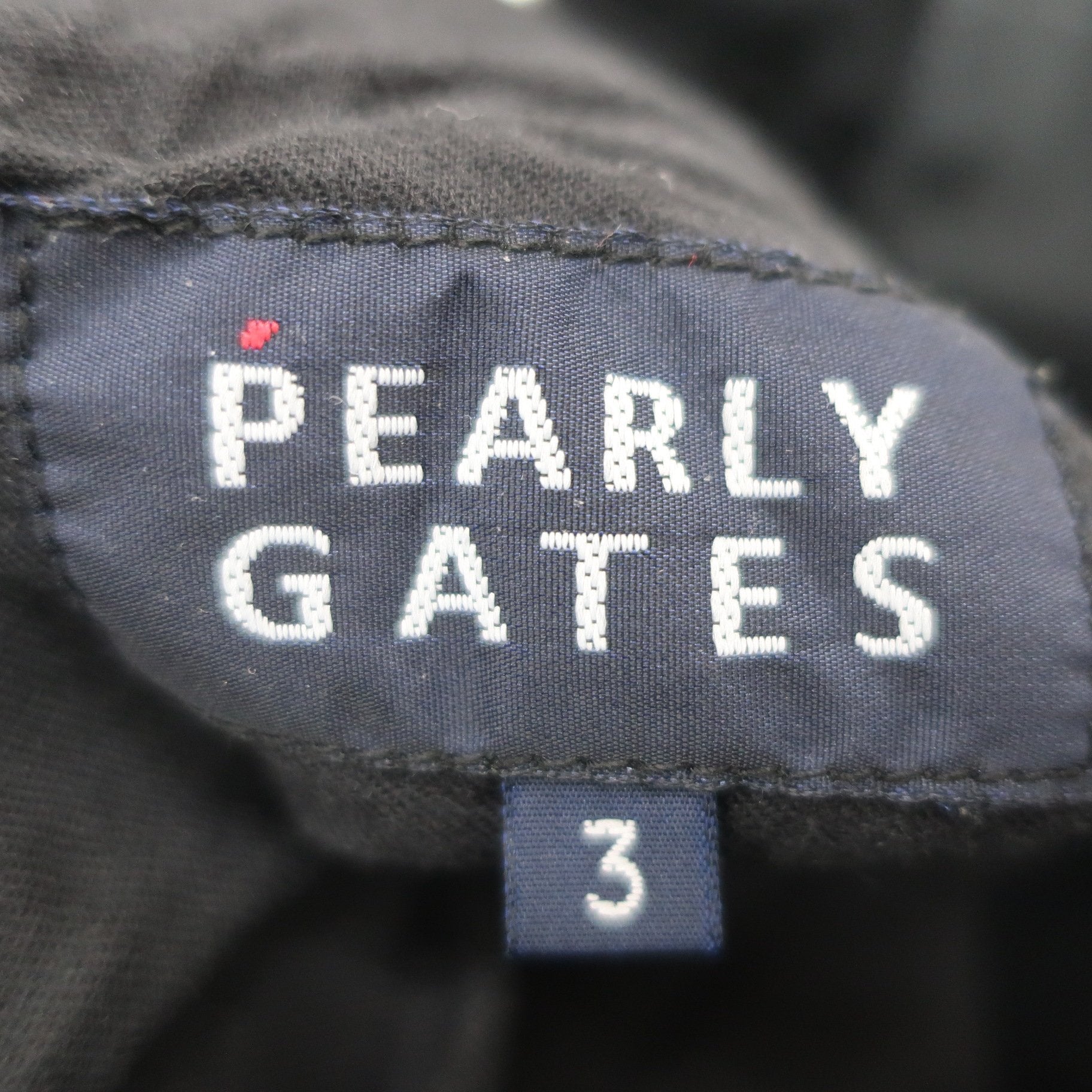 PEARLY GATES(パーリーゲイツ) パンツ 黒 メンズ 3 053-131025 B