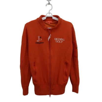 BEAMS GOLF(ビームスゴルフ) ニットブルゾン オレンジ メンズ M B