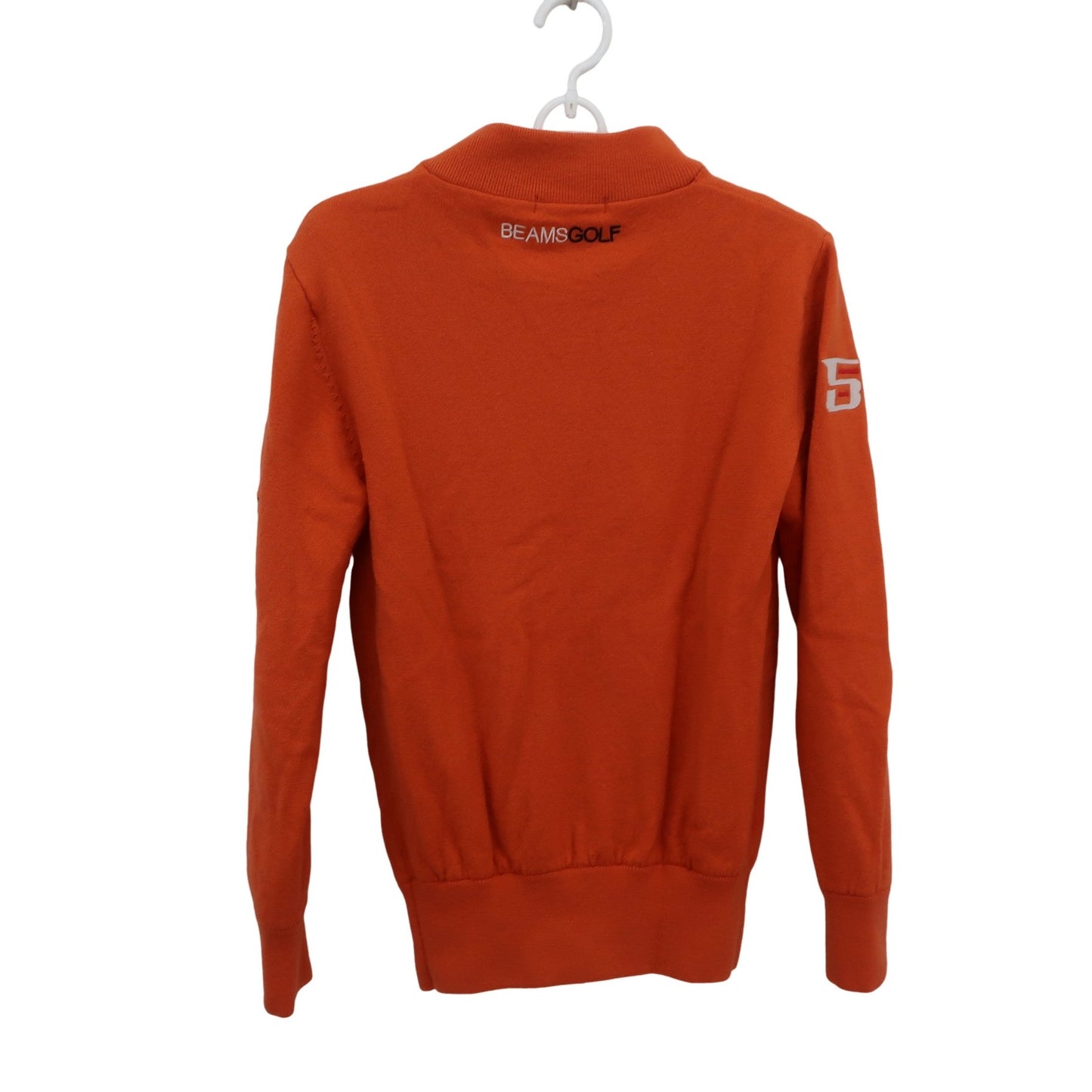 BEAMS GOLF(ビームスゴルフ) ニットブルゾン オレンジ メンズ M B