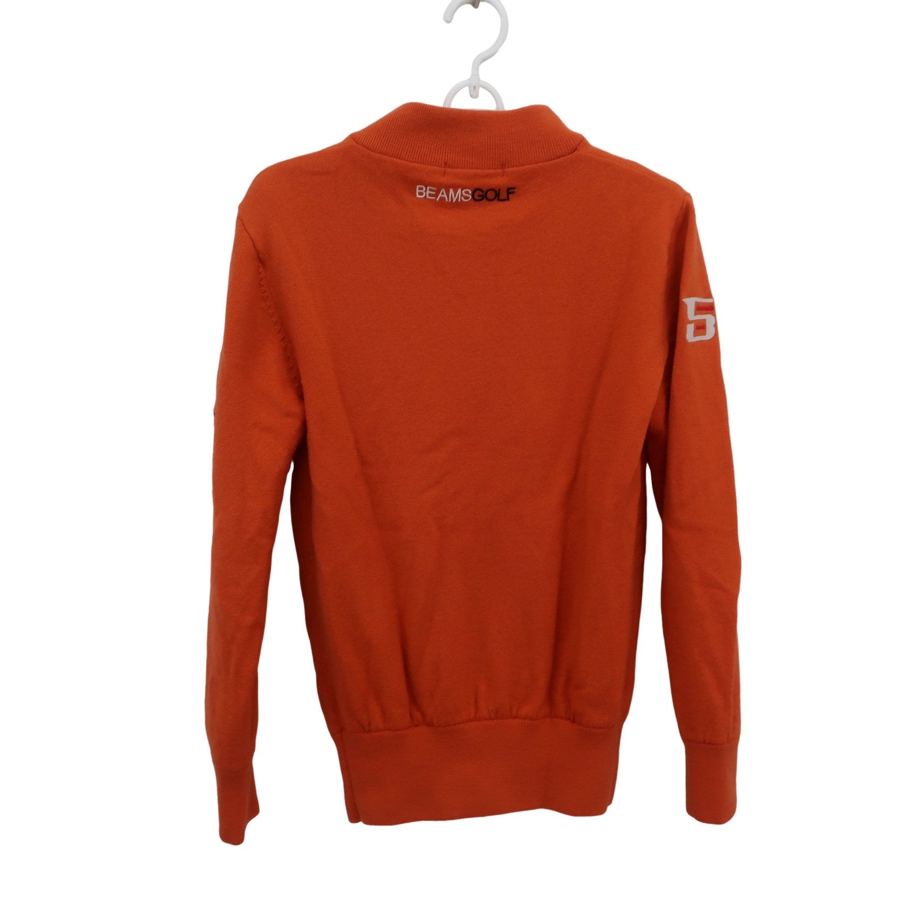 BEAMS GOLF(ビームスゴルフ) ニットブルゾン オレンジ メンズ M B