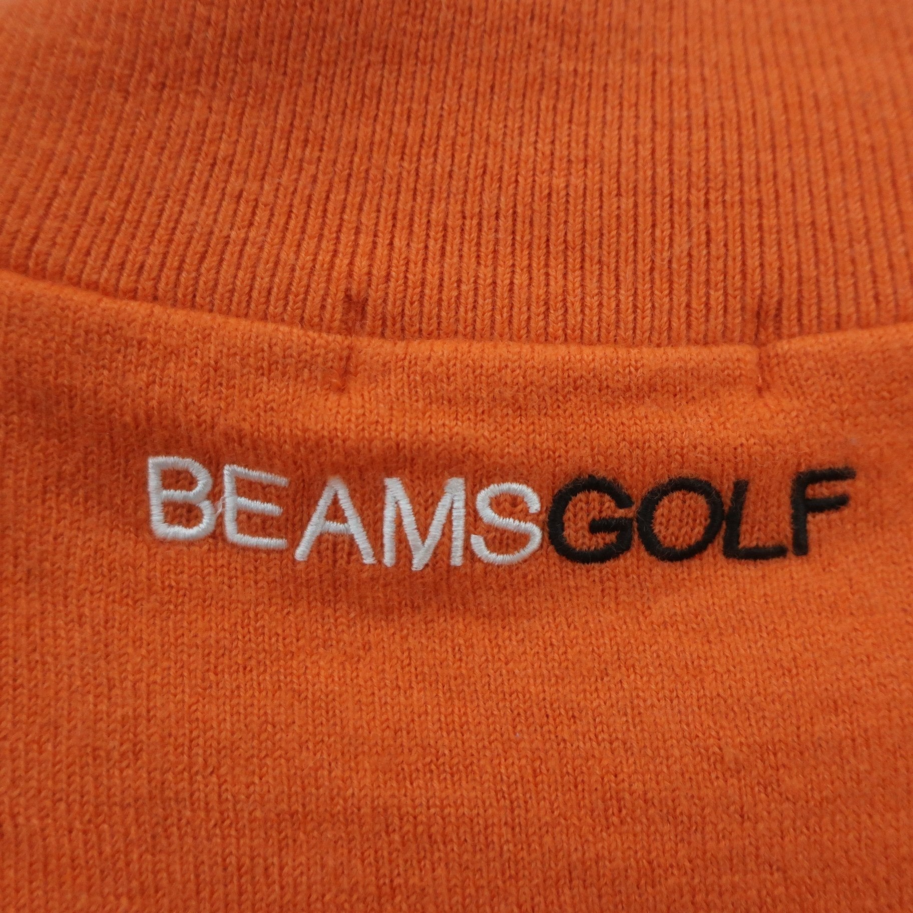 BEAMS GOLF(ビームスゴルフ) ニットブルゾン オレンジ メンズ M B