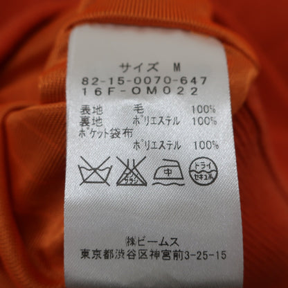 BEAMS GOLF(ビームスゴルフ) ニットブルゾン オレンジ メンズ M B