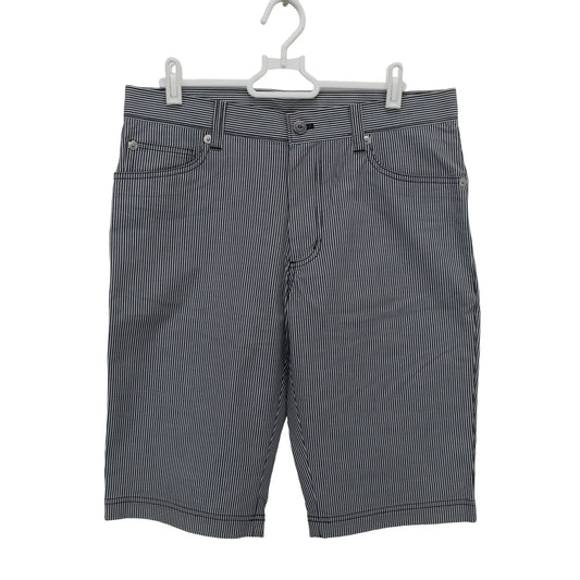 Kappa(カッパ) ハーフパンツ 白グレーストライプ メンズ A