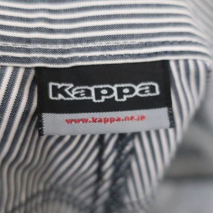 Kappa(カッパ) ハーフパンツ 白グレーストライプ メンズ A