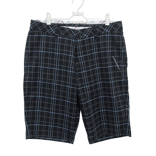 UNDER ARMOUR(アンダーアーマー) ハーフパンツ 黒グレーチェック メンズ 85 A