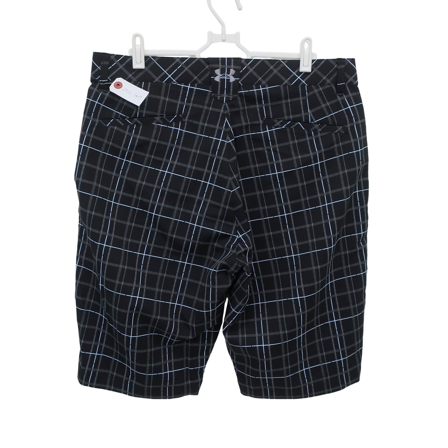 UNDER ARMOUR(アンダーアーマー) ハーフパンツ 黒グレーチェック メンズ 85 A