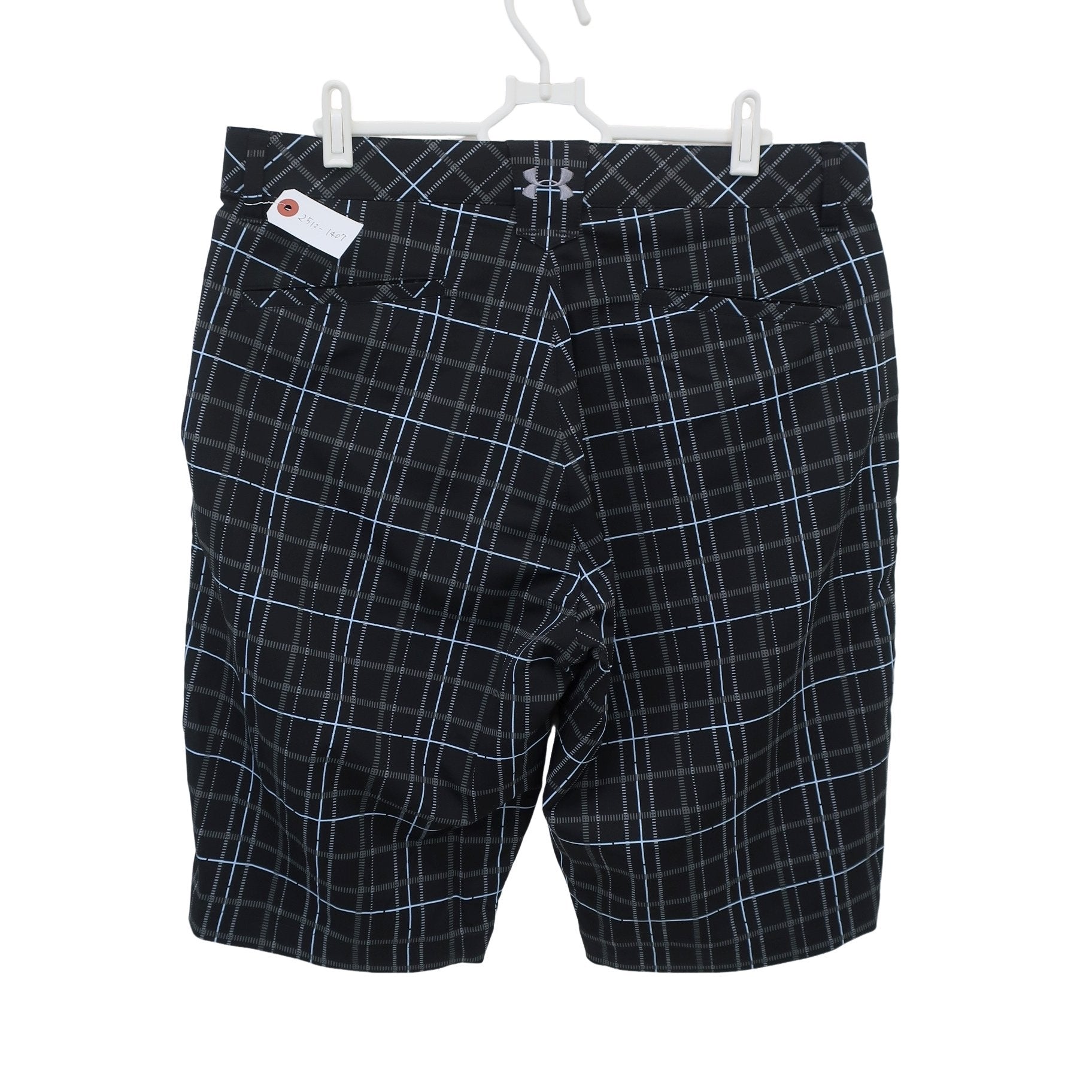UNDER ARMOUR(アンダーアーマー) ハーフパンツ 黒グレーチェック メンズ 85 A
