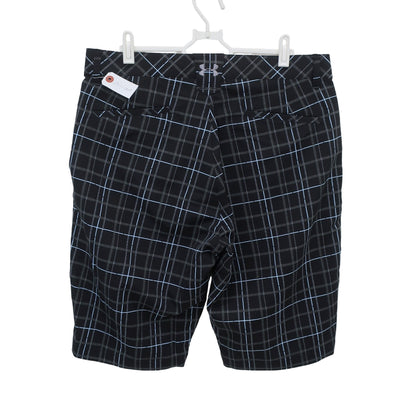 UNDER ARMOUR(アンダーアーマー) ハーフパンツ 黒グレーチェック メンズ 85 A