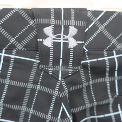UNDER ARMOUR(アンダーアーマー) ハーフパンツ 黒グレーチェック メンズ 85 A