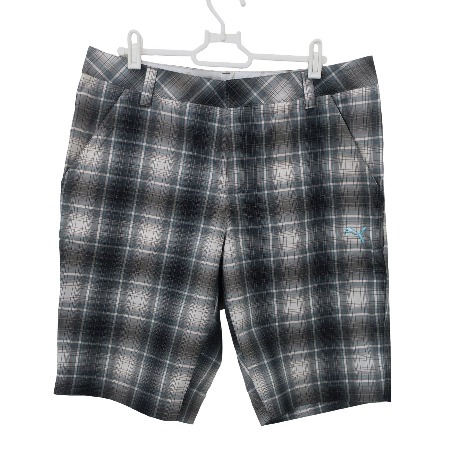 PUMA GOLF(プーマゴルフ) ハーフパンツ グレーチェック メンズ XL A
