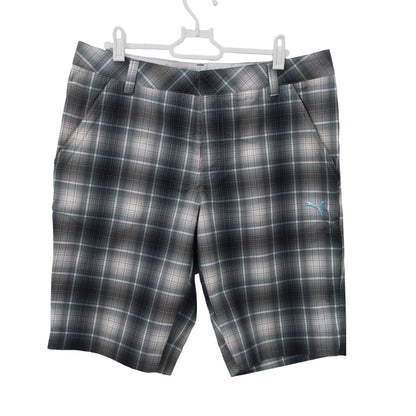 PUMA GOLF(プーマゴルフ) ハーフパンツ グレーチェック メンズ XL A