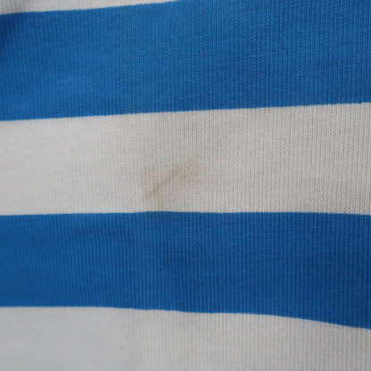 PUMA GOLF(プーマゴルフ) ポロシャツ 水色白ボーダー メンズ L A