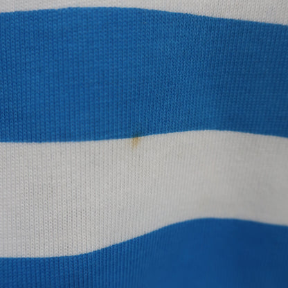 PUMA GOLF(プーマゴルフ) ポロシャツ 水色白ボーダー メンズ L A