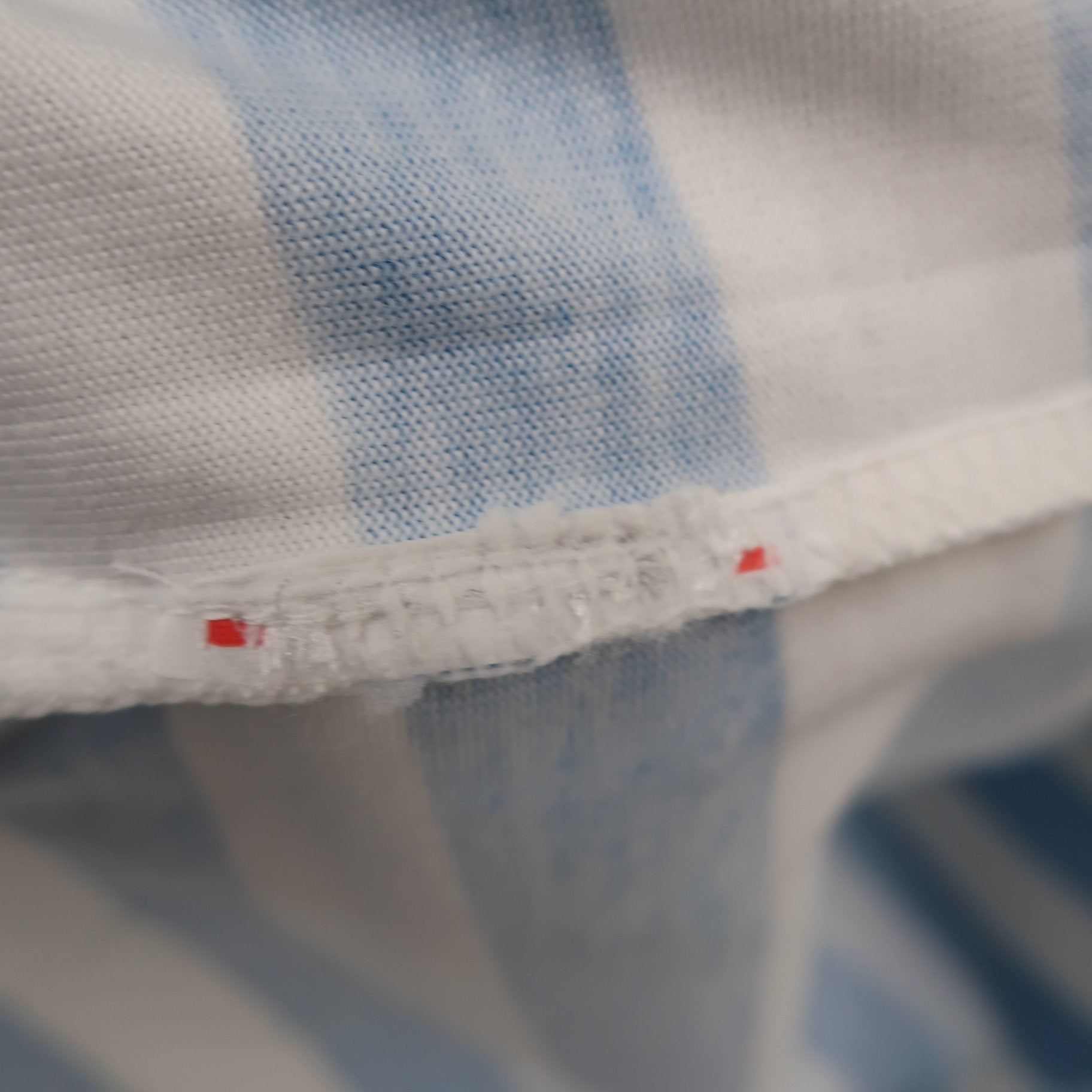 PUMA GOLF(プーマゴルフ) ポロシャツ 水色白ボーダー メンズ L A