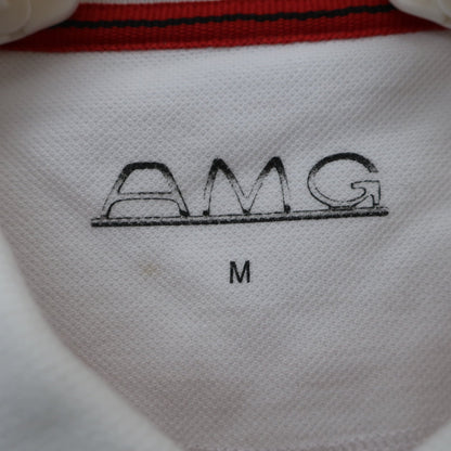 AMG ポロシャツ 白 メンズ M N