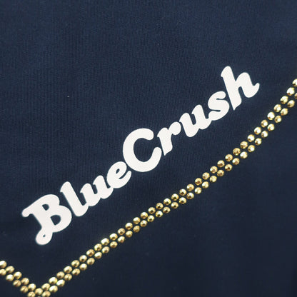 BLUE CRUSH(ブルークラッシュ) 長袖ポロシャツ ネイビー レディース A