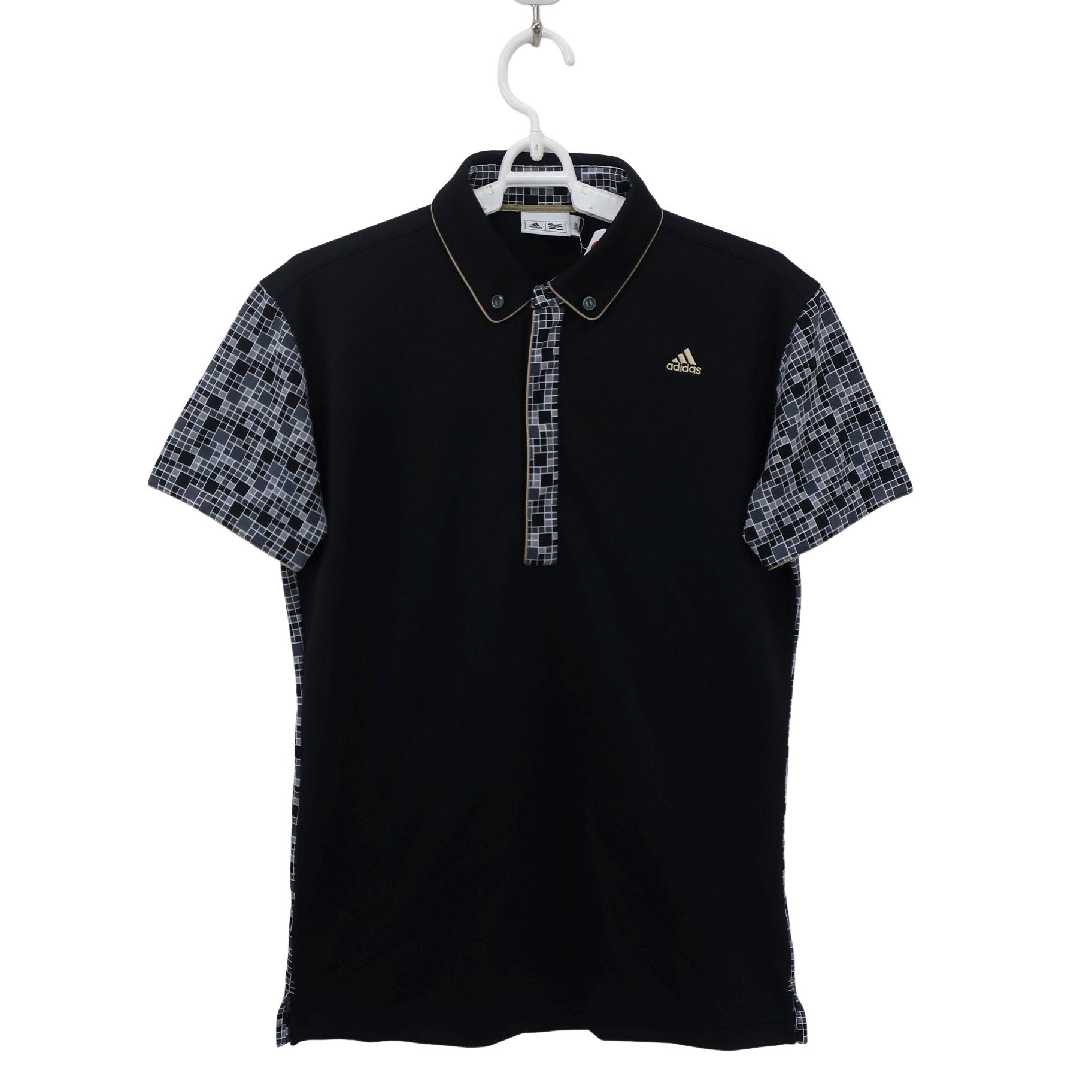 adidas(アディダス) ポロシャツ 黒 レディース S/P A