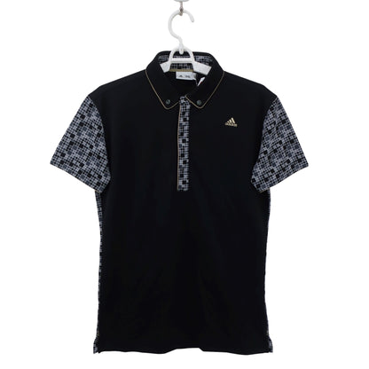 adidas(アディダス) ポロシャツ 黒 レディース S/P A