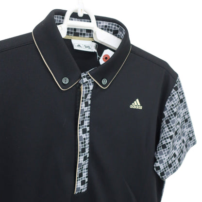 adidas(アディダス) ポロシャツ 黒 レディース S/P A