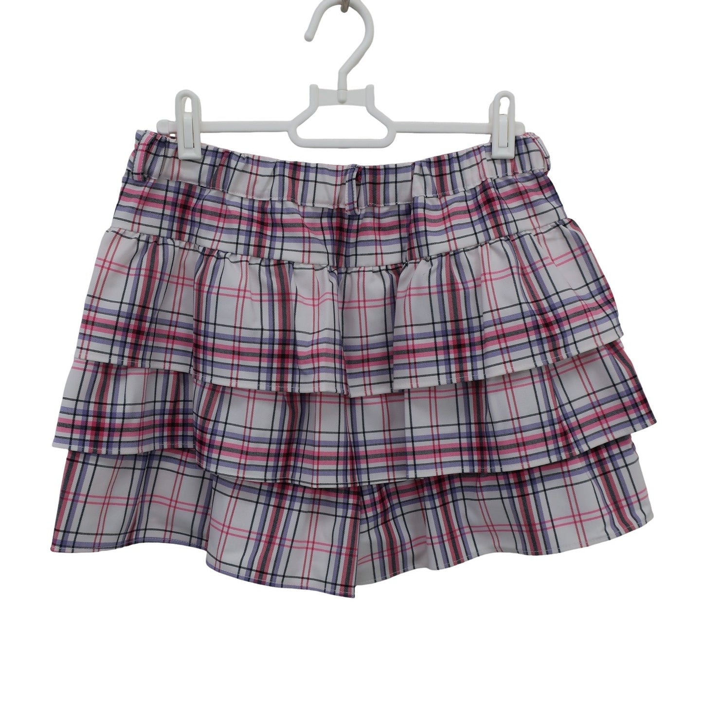 BLUE CRUSH(ブルークラッシュ) ショートパンツ 白ピンクチェック レディース A
