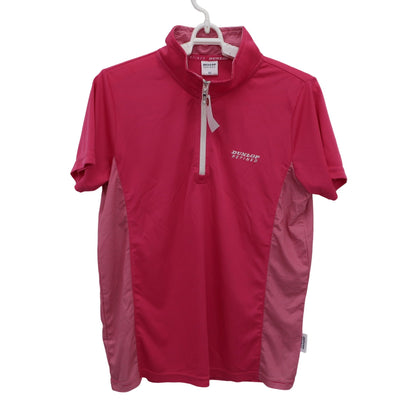 DUNLOP(ダンロップ) ハーフジップシャツ ピンク レディース M A