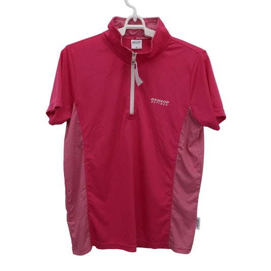 DUNLOP(ダンロップ) ハーフジップシャツ ピンク レディース M A