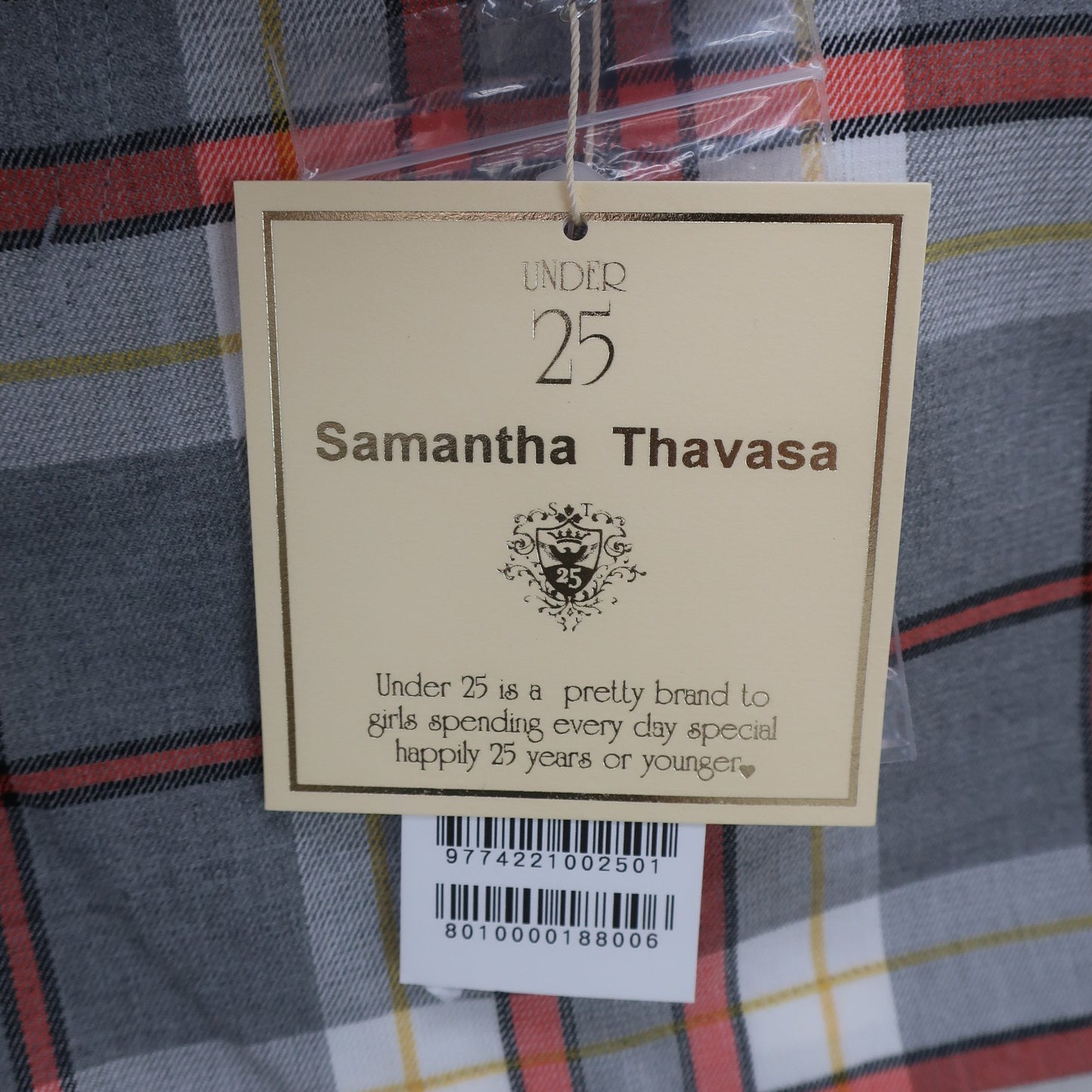 Samantha Thavasa(サマンサタバサ) ショートパンツ グレーチェック レディース 50 N