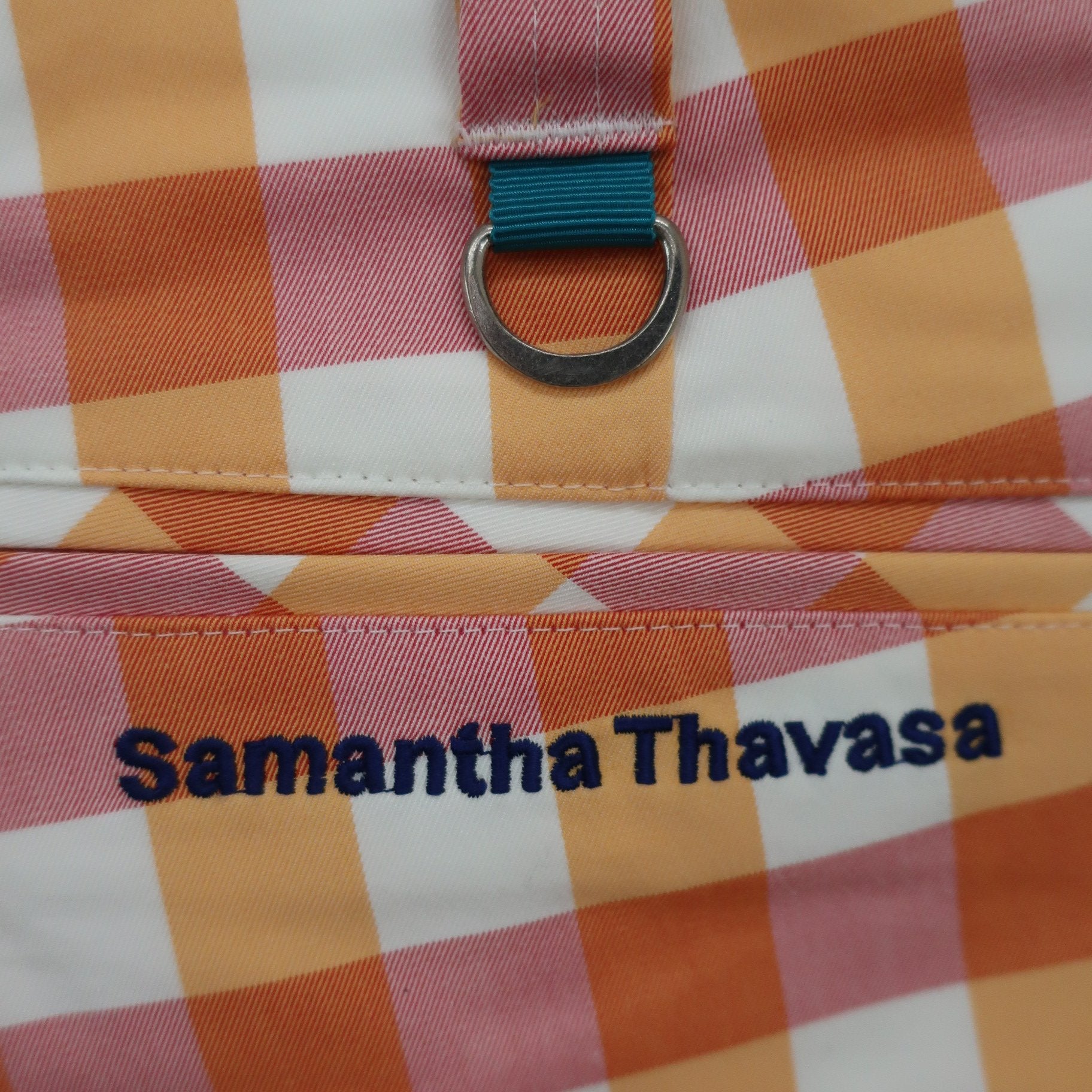Samantha Thavasa(サマンサタバサ) ショートパンツ オレンジ系チェック レディース M N