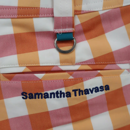 Samantha Thavasa(サマンサタバサ) ショートパンツ オレンジチェック レディース M N