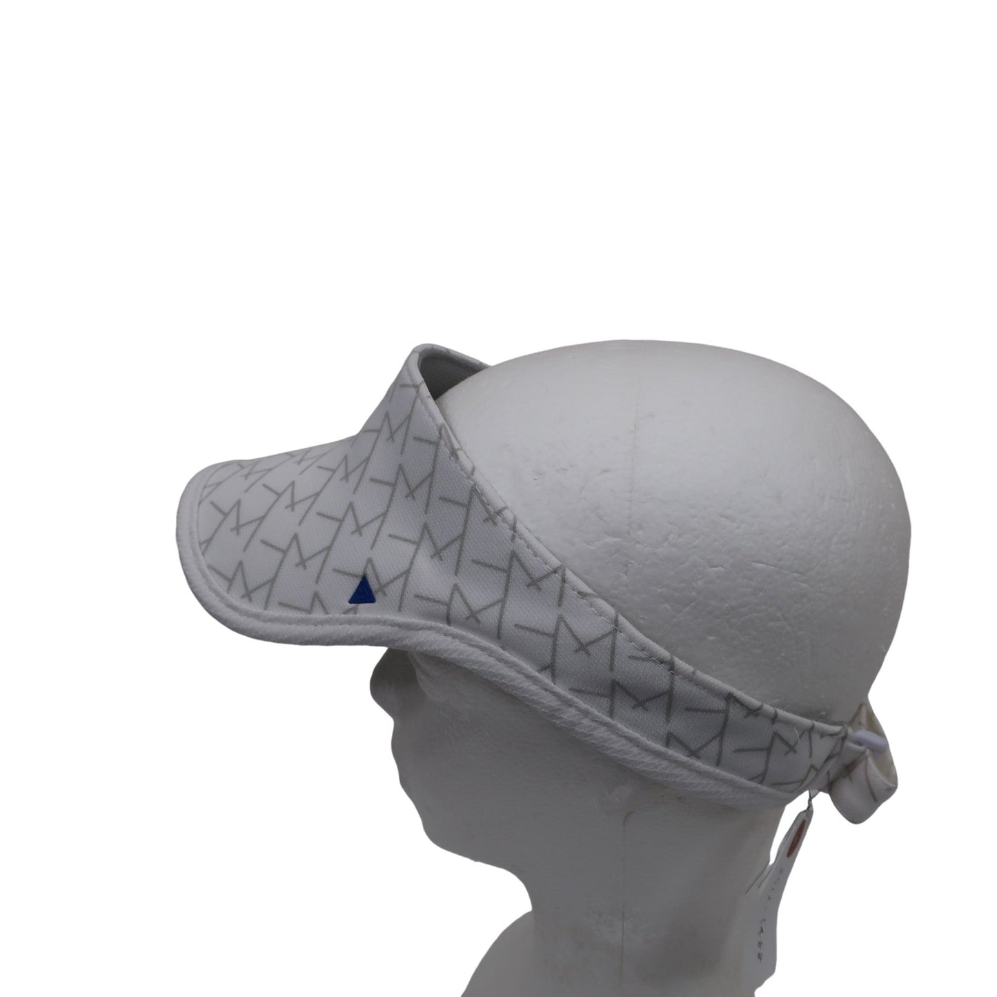 TaylorMade(テーラーメイド) サンバイザー 白グレー総柄 レディース フリーサイズ B