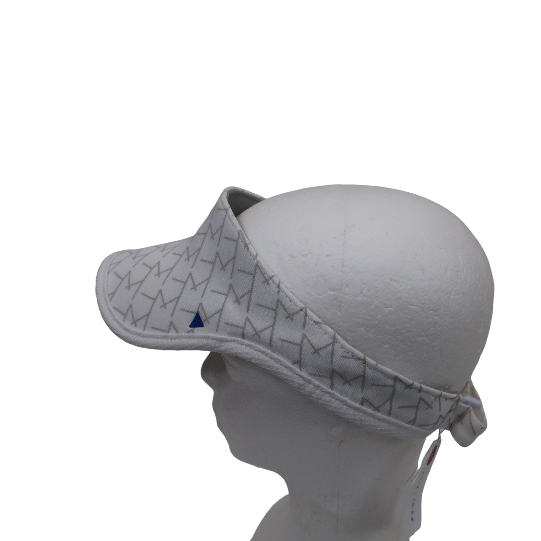 TaylorMade(テーラーメイド) サンバイザー 白グレー総柄 レディース フリーサイズ B