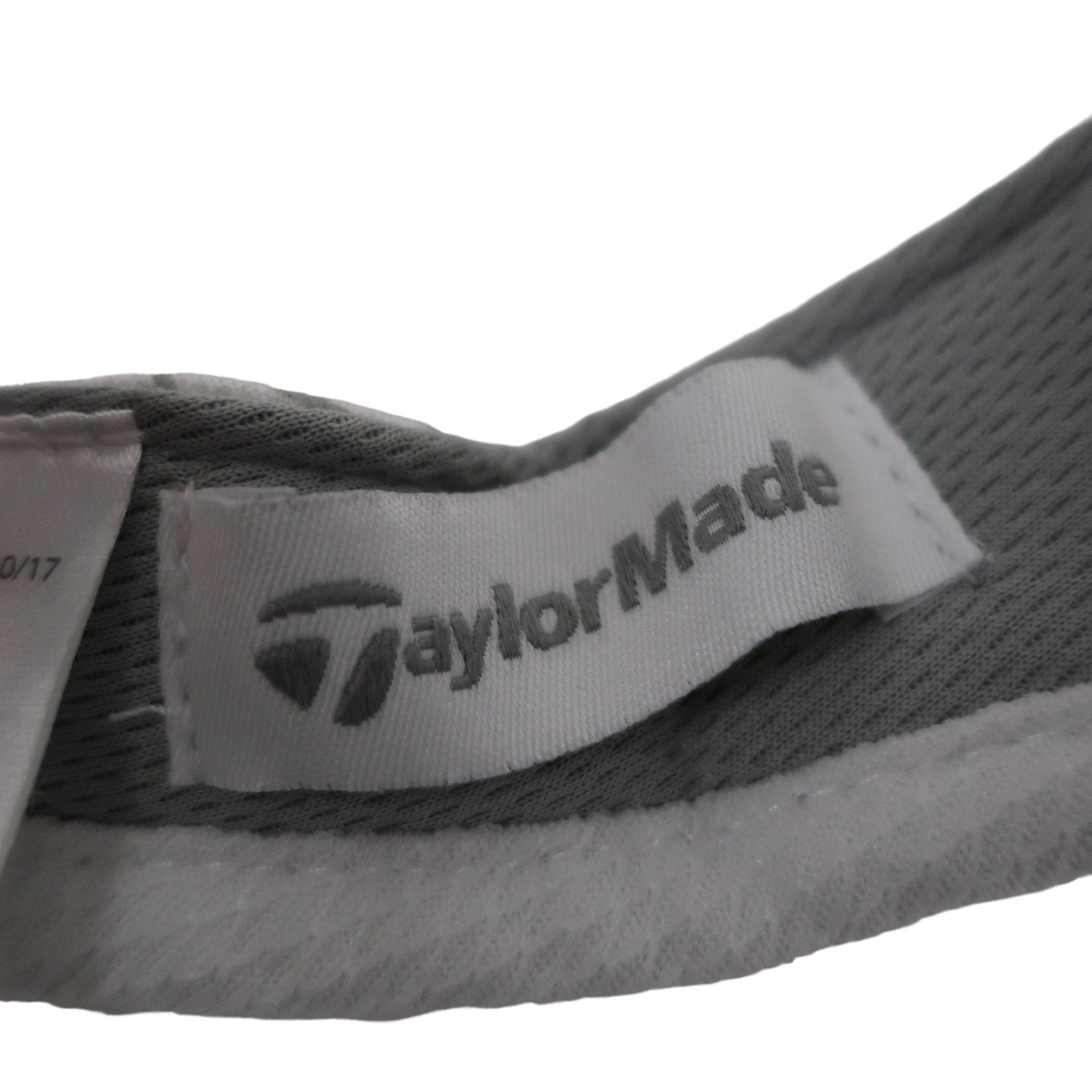 TaylorMade(テーラーメイド) サンバイザー 白グレー総柄 レディース フリーサイズ B
