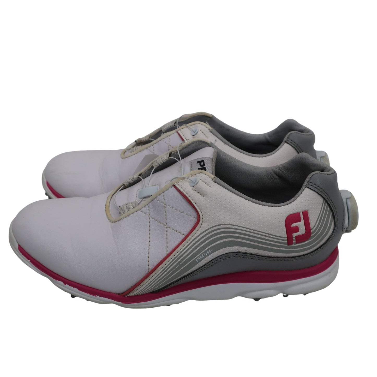 FOOTJOY(フットジョイ) ダイヤル式スパイクレスゴルフシューズ 白 レディース 22.5cm 98109J A