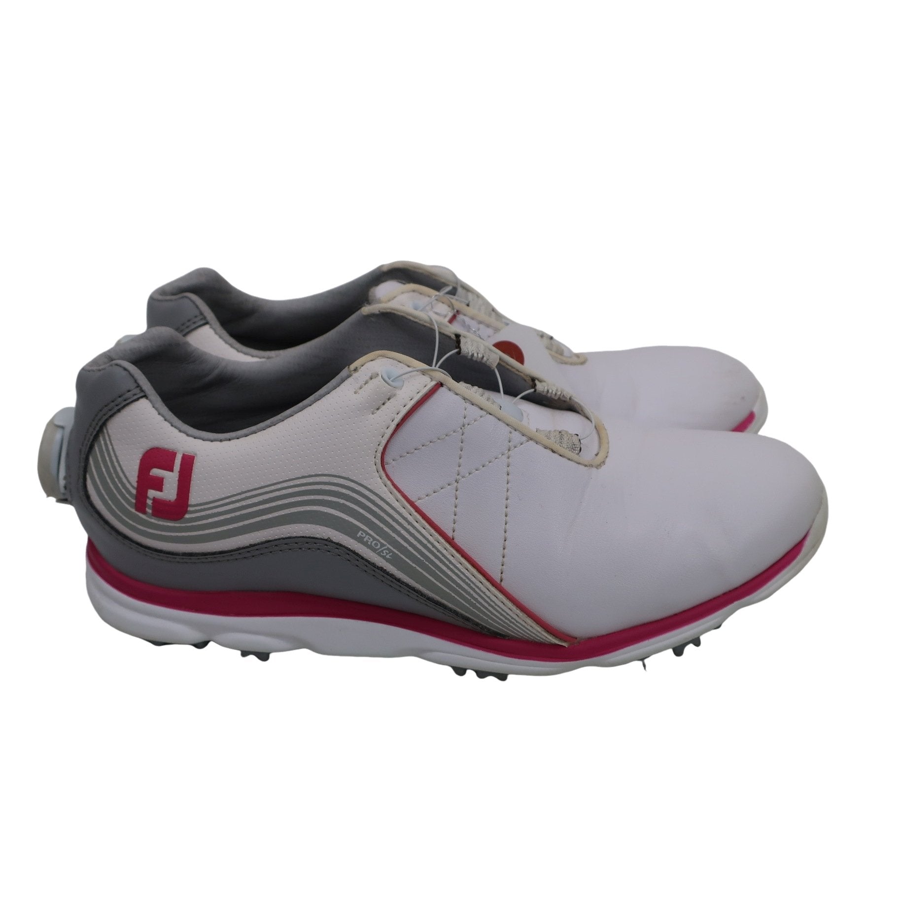 FOOTJOY(フットジョイ) ダイヤル式スパイクレスゴルフシューズ 白 レディース 22.5cm 98109J A