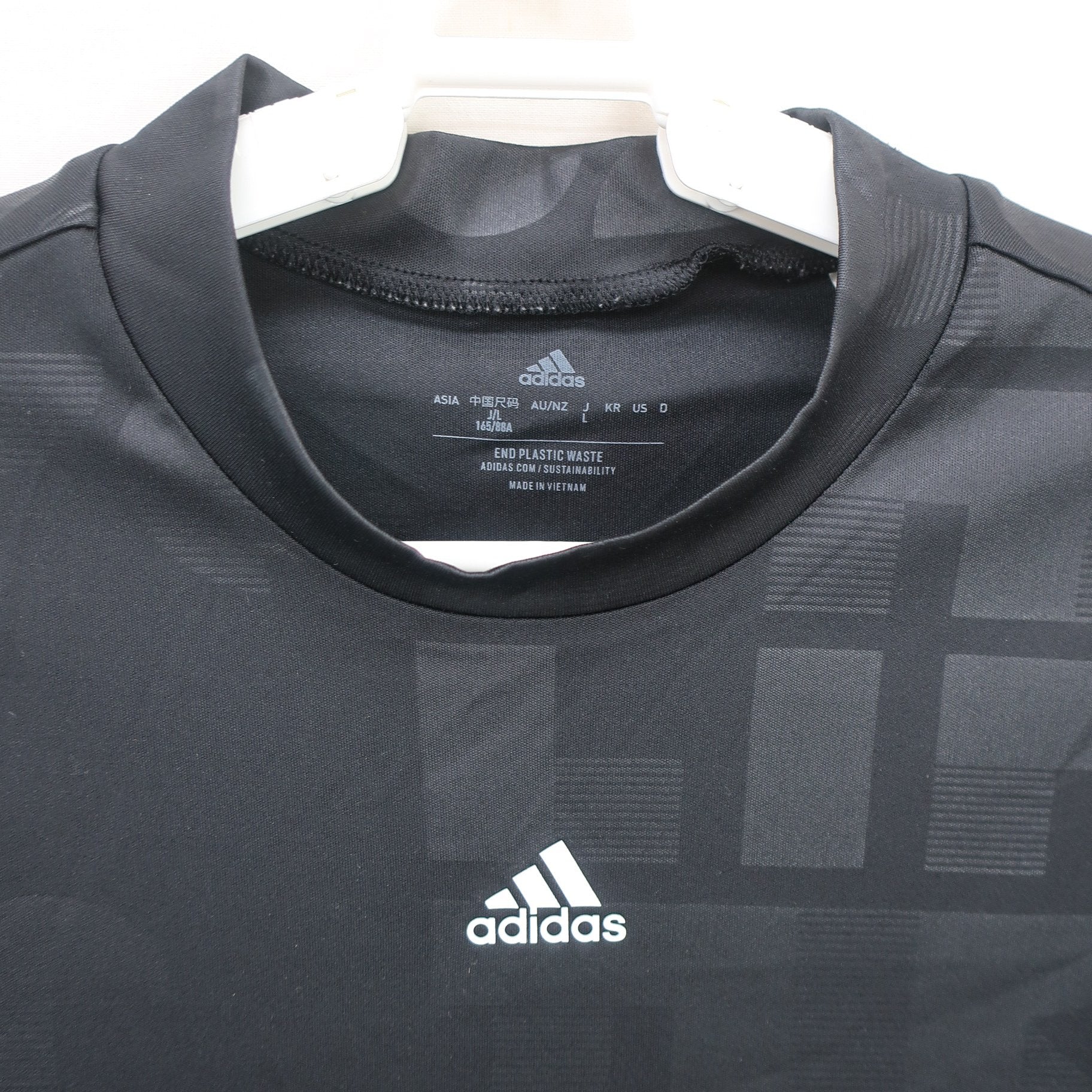 adidas(アディダス) 半袖シャツ 黒 レディース L A