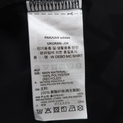 adidas(アディダス) 半袖シャツ 黒 レディース L A