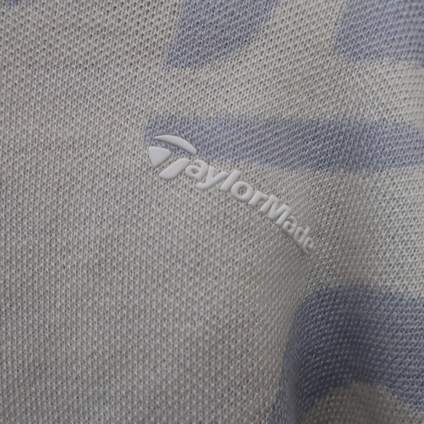 TaylorMade(テーラーメイド) ニットセーター 白グレー総柄 レディース M A