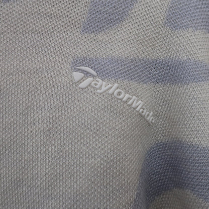 TaylorMade(テーラーメイド) ニットセーター 白グレー総柄 レディース M A